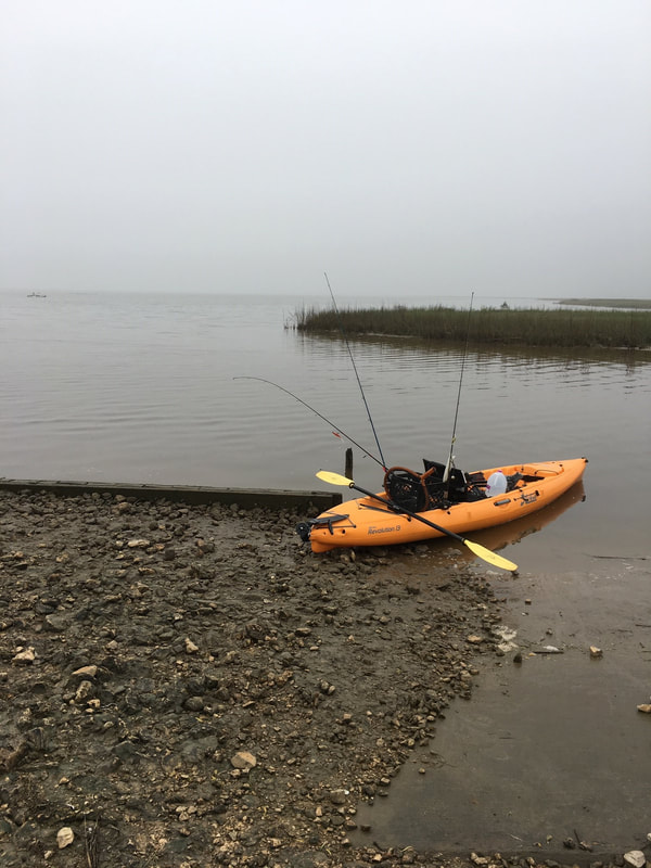 Foggy Morning Out Kayak Fishing the Lone Star State